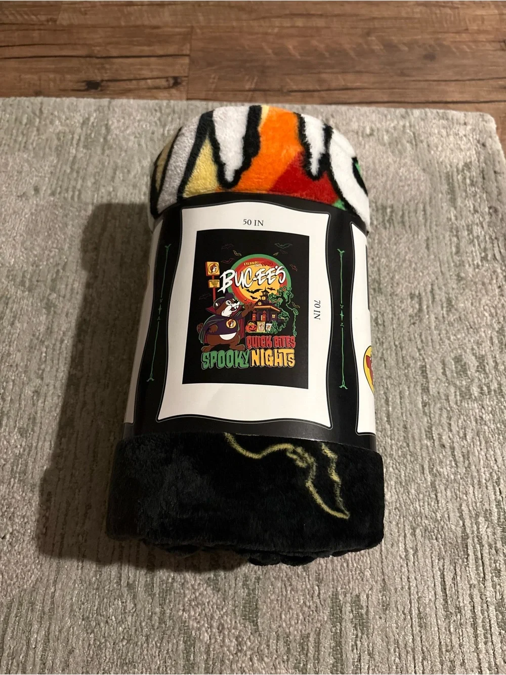 BUC-EE’s 2026 Halloween Blanket - Soft & Comfy 50 x 70 in